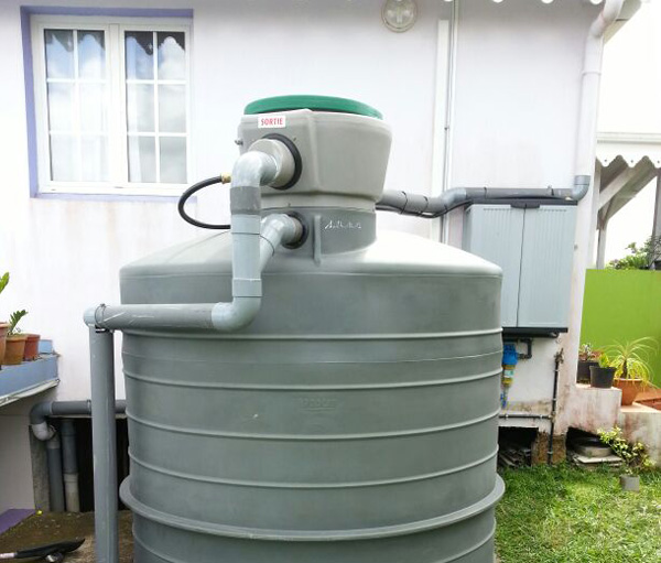 Vente et installation de système de récupération d'eau de pluie